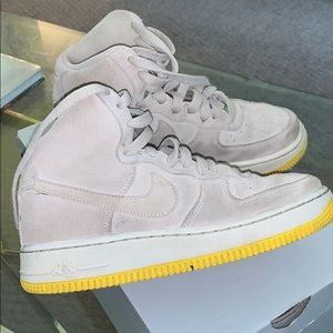 Grey Suede Hi Top Air Force 1’s Make An Offer